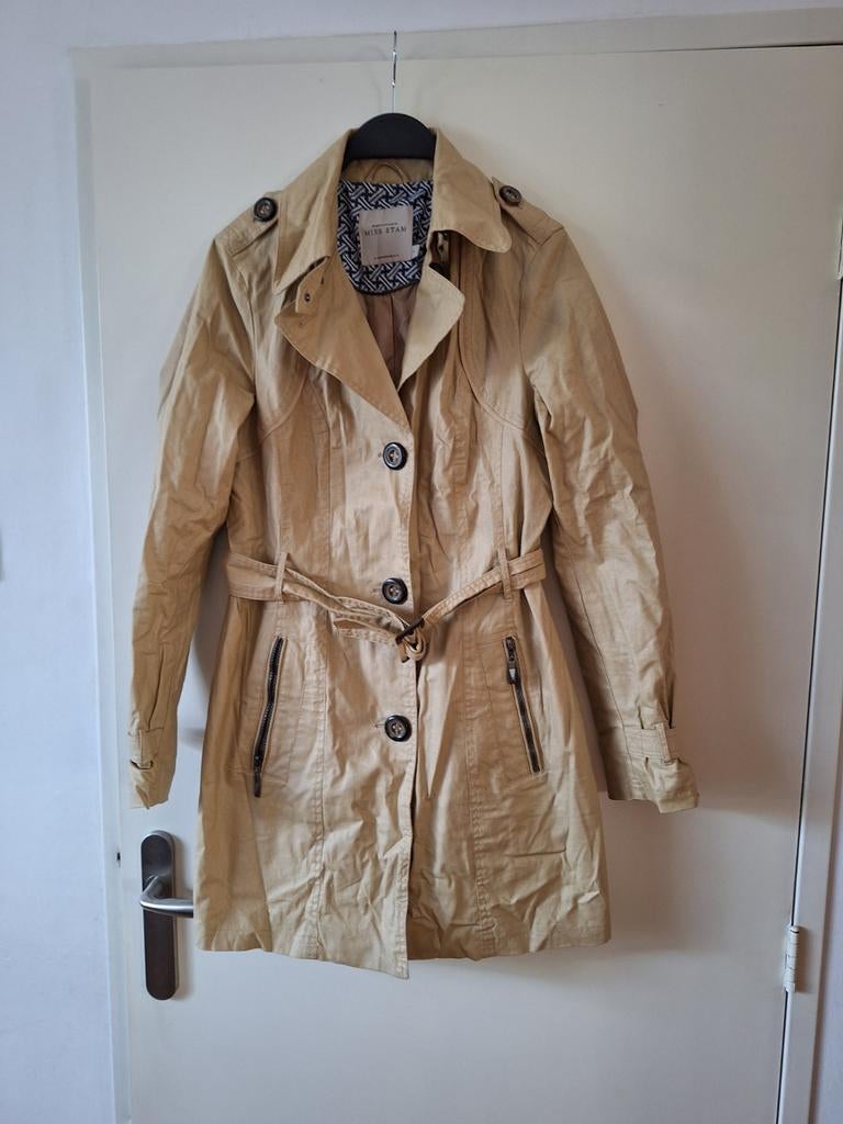 Dames zomerjas miss etam maat S beige, Ophalen of Verzenden, Zo goed als nieuw, Maat 38/40 (M), Beige