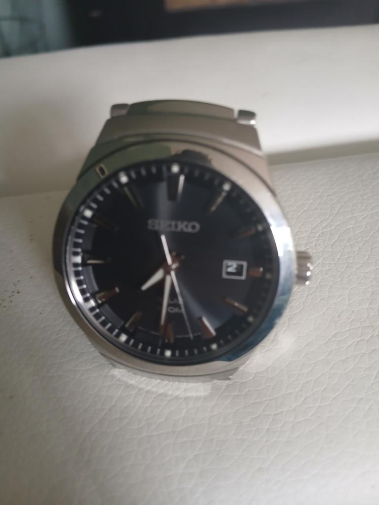 Horloge seiko, Sieraden, Tassen en Uiterlijk, Horloges | Heren, Polshorloge, Ophalen of Verzenden, Zo goed als nieuw, Zilver