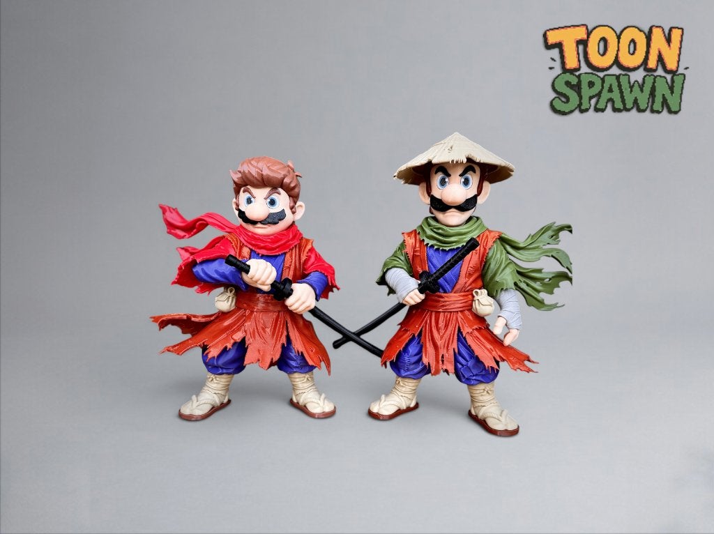 Ronin Mario & Ronin Luigi – Samurai Duo Set, Ophalen of Verzenden, Nieuw, Overige typen