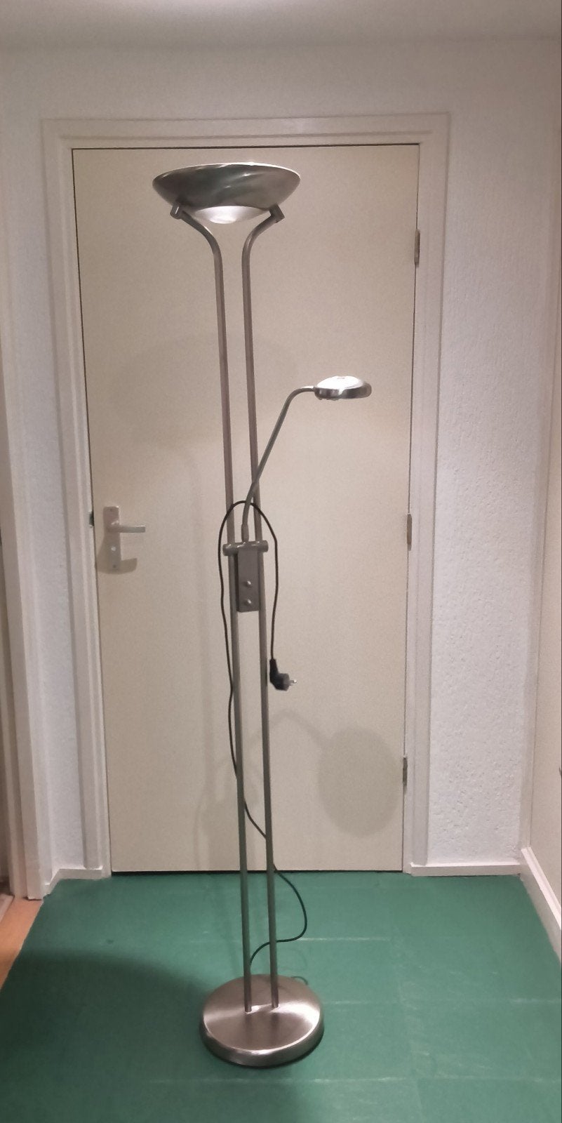 vloerlamp met leeslamp ca 1.80 m, Ophalen, 150 tot 200 cm