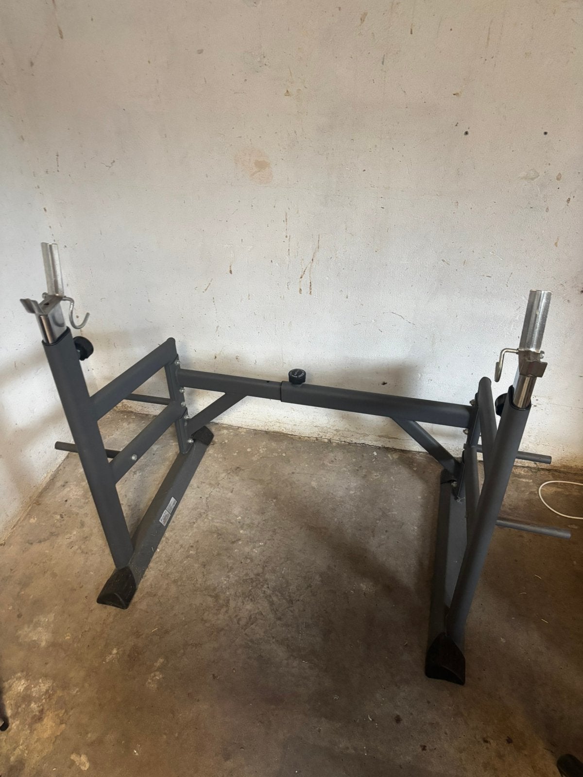 Thuisfitness set met halterbank, halterrek en gewichtenset, Ophalen, Metaal, Krachtstation