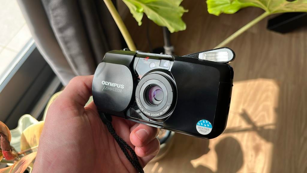 📸 Olympus MJU Zoom, Audio, Tv en Foto, Fotocamera's Analoog, Ophalen of Verzenden, Zo goed als nieuw, Compact, Olympus