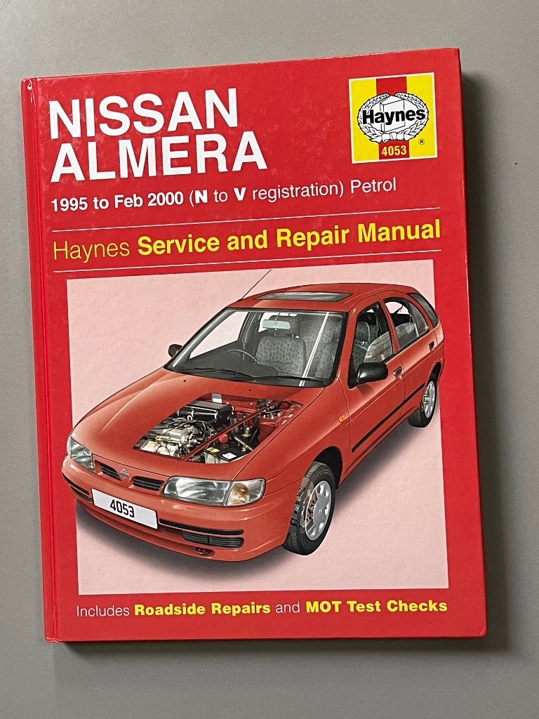 Haynes (4053) Manual Nissan Almera 1995 to feb 2000 benzine