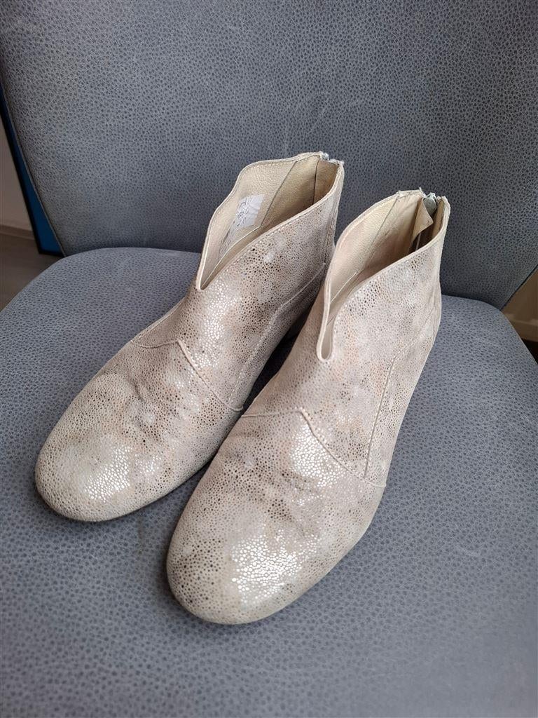 PoccoPazza laarsjes, maat 40, netjes, Kleding | Dames, Schoenen, Gedragen, Sneakers of Gympen, Beige, Ophalen of Verzenden