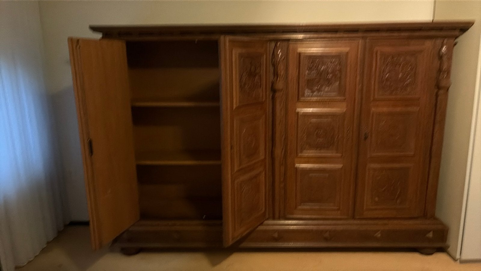 Eiken kast, Huis en Inrichting, Kasten | Dressoirs, Ophalen, Zo goed als nieuw, 25 tot 50 cm, 50 tot 100 cm