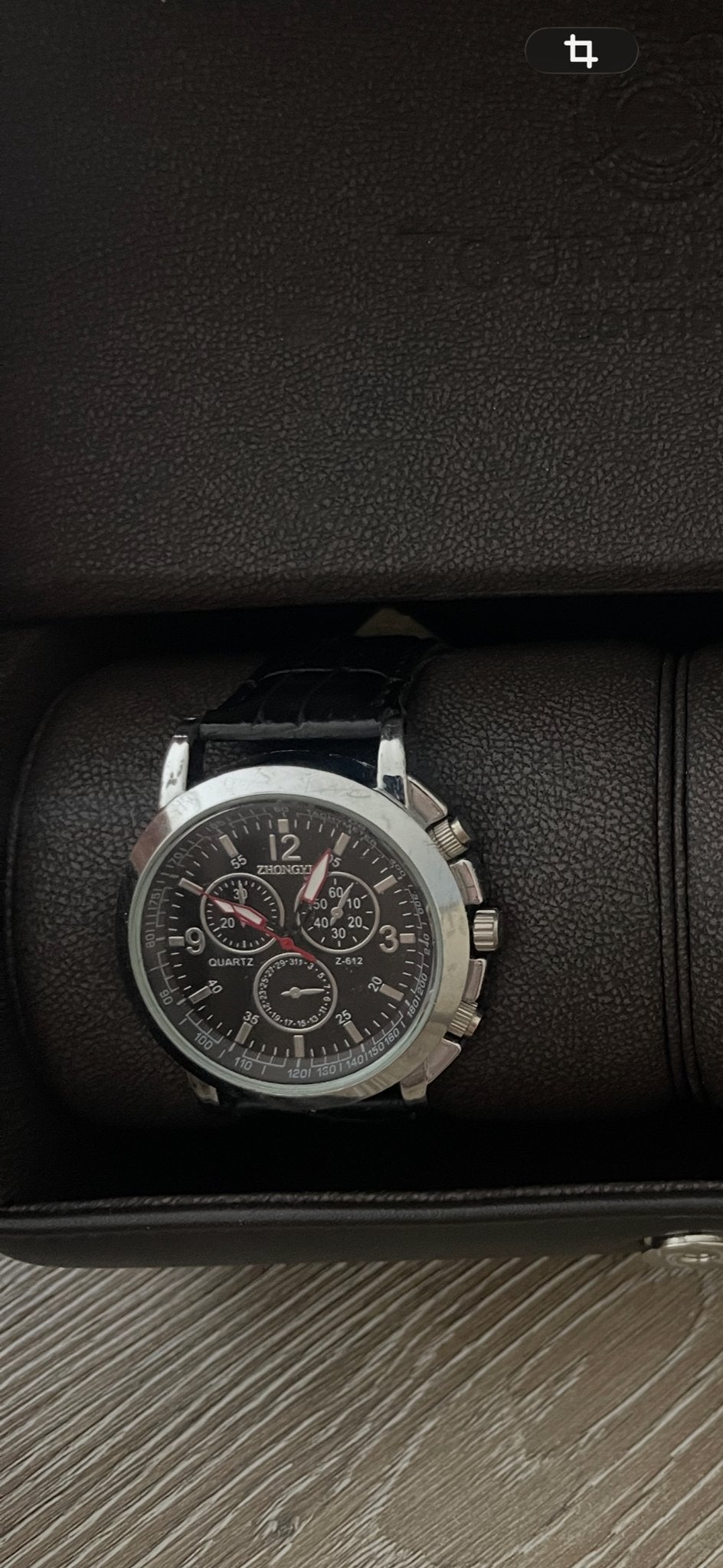 ZhongYi Heren Horloge 40mm Zwart - Stijlvol en Tijdloos, Overige merken, Leer, Staal, Polshorloge