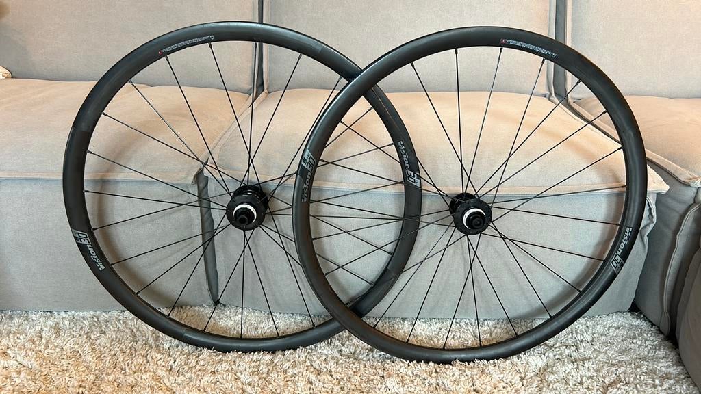 Vision carbon race wielen 30mm hoog, Ophalen of Verzenden, Zo goed als nieuw