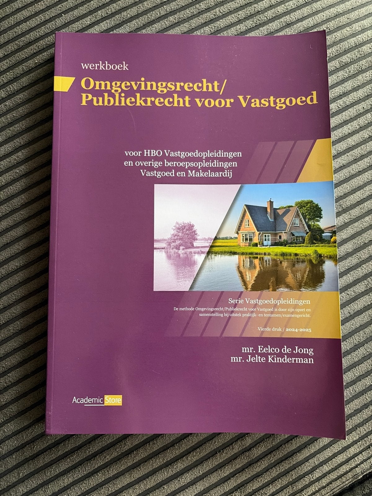 Werkboek Omgevingsrecht/Publiekrecht voor Vastgoed HBO, Ophalen of Verzenden, Gamma, Zo goed als nieuw, HBO