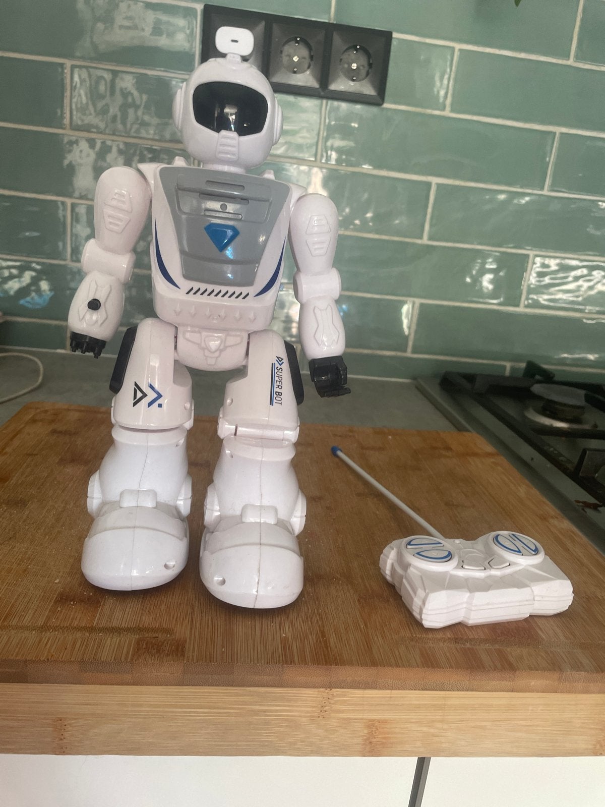 Super Bot Robot met afstandsbediening, Ophalen of Verzenden, Gebruikt, Jongen of Meisje