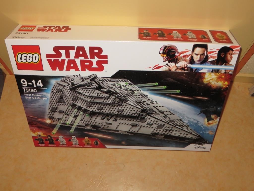 LEGO 75190 Star Wars First Order Star Destroyer nieuw, Ophalen of Verzenden, Nieuw, Complete set, Lego