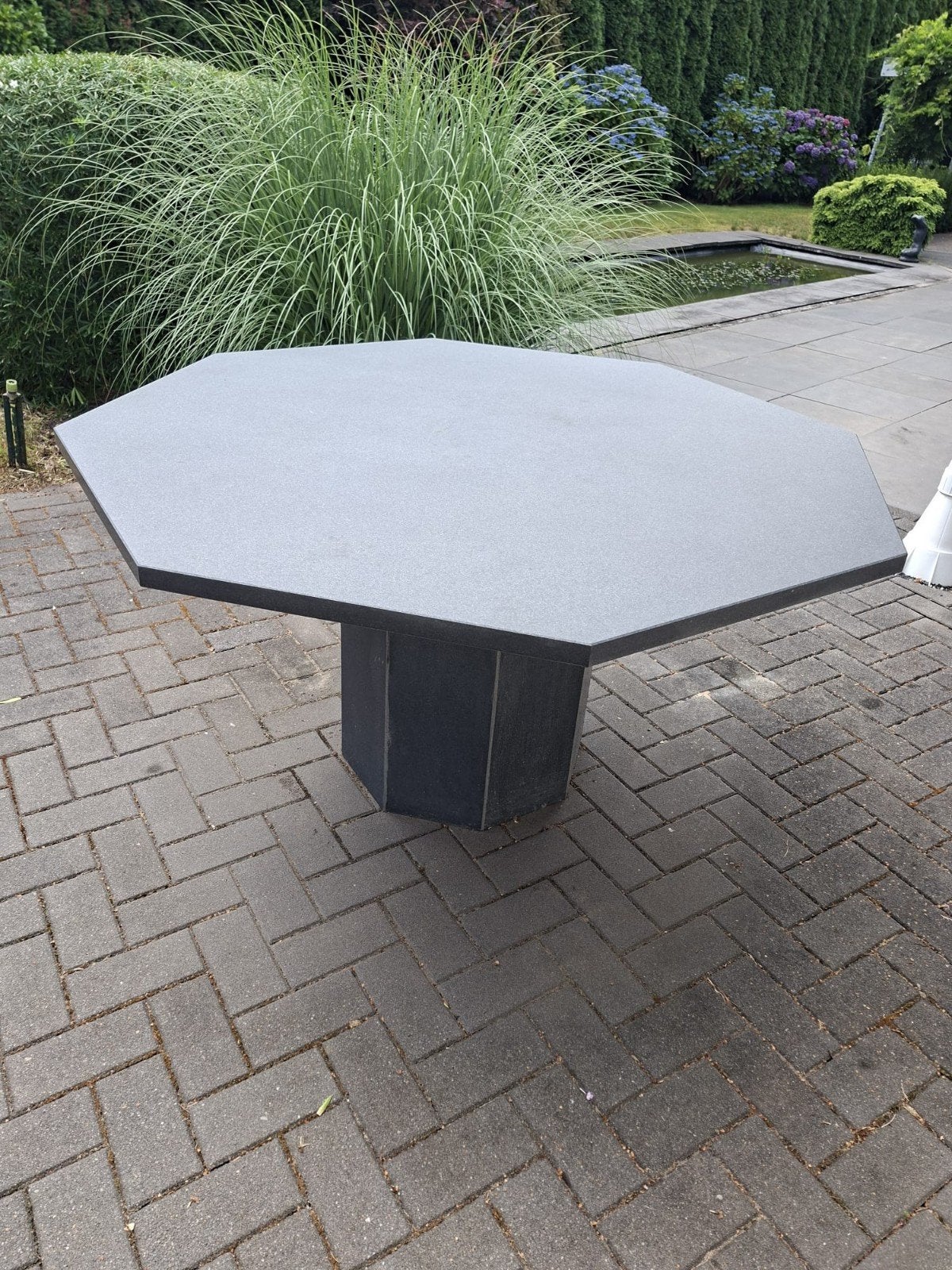 Granieten Tafel, moet nu weg €50,-!, Ophalen, Zo goed als nieuw, Rechthoekig, Overige materialen