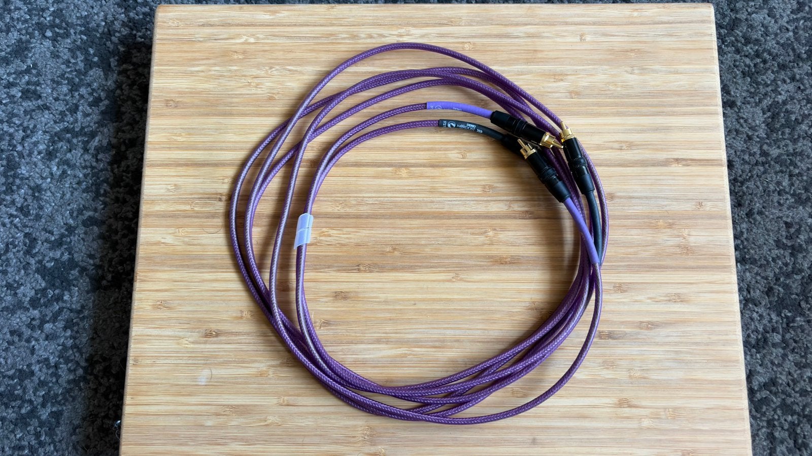 Nordost Purple Flare Leif interconnect, Ophalen, Zo goed als nieuw, 2 tot 5 meter, Interlink-kabel