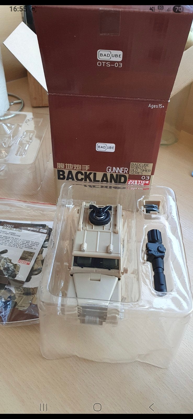 Transformers Badcube 03 Backland met extra's., G1, Ophalen, Nieuw
