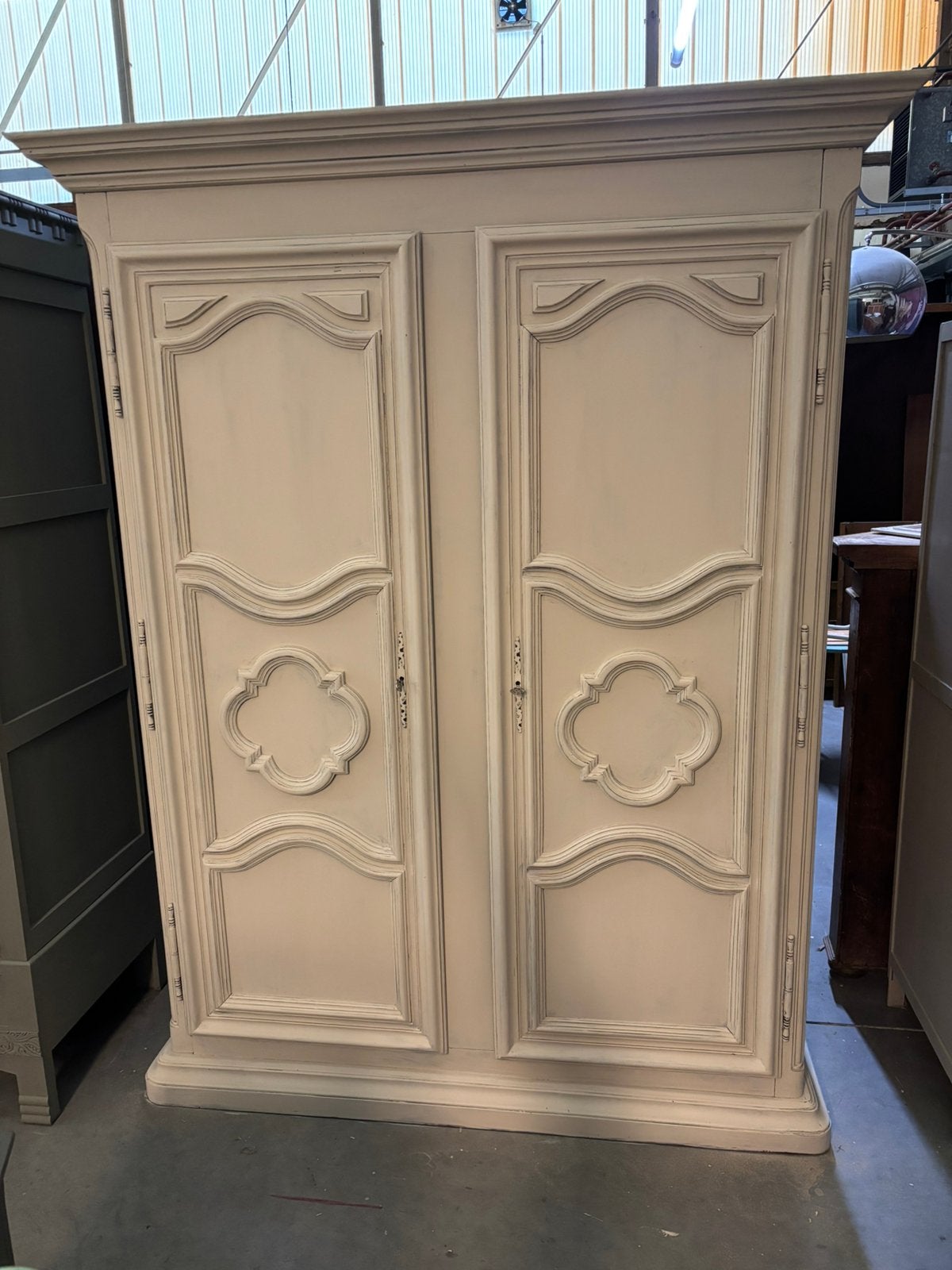 Antiek brocante buffetkast / kast / kledingkast, Ophalen