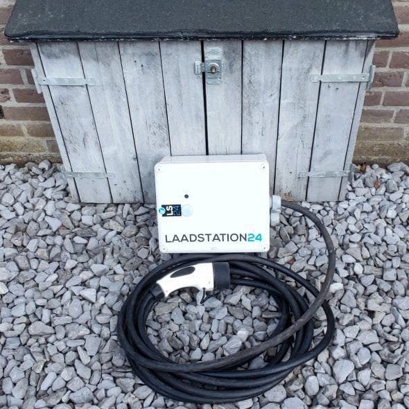 Laadstation24 Laadpaal met kabel, Ophalen, Gebruikt, Laadpaal en Laadkabel