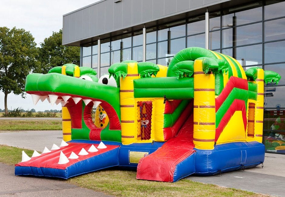 Krokodil Multiplay Springkussen te huur., Ophalen, Overige