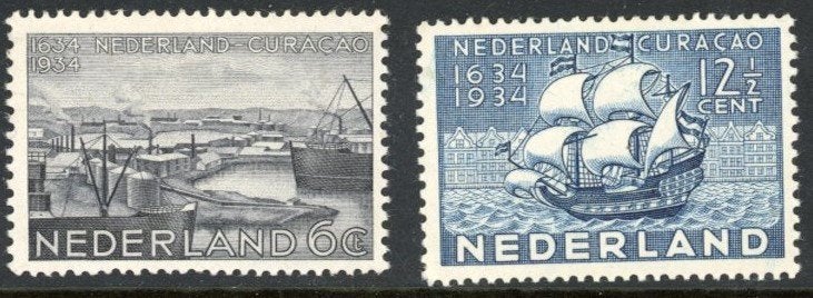 Herdenkingszegels, NVPH 267-268, ongebruikt, Postzegels en Munten, Postzegels | Nederland, Ophalen of Verzenden, T/m 1940, Postfris