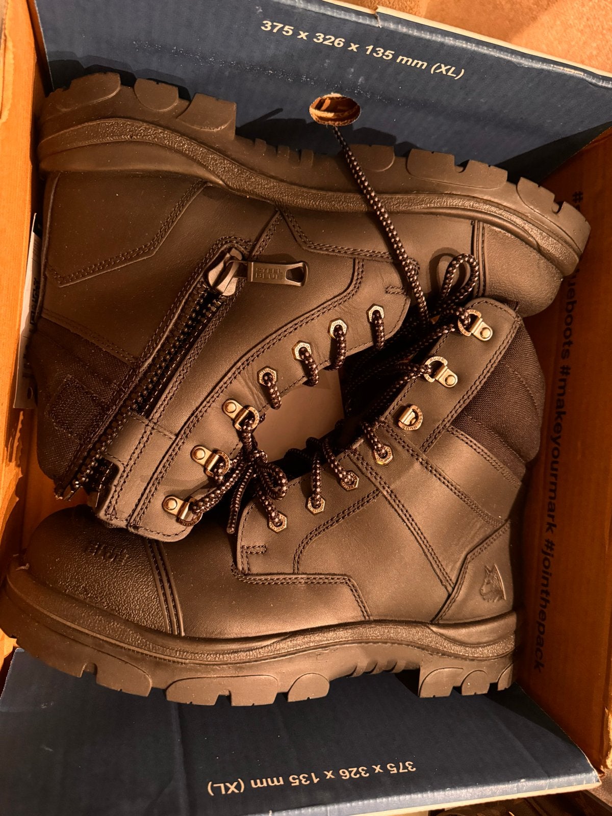 Steel Blue Southern Cross Zip Scuff Graphene Veiligheidslaar, Ophalen of Verzenden, Nieuw, Heren, Laarzen