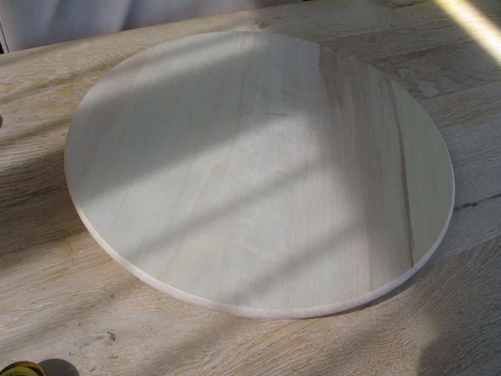 SNUDDA Draaiplateau, massief hout, 39 cm, Rond, Ophalen of Verzenden, Serveerplateau, Hout