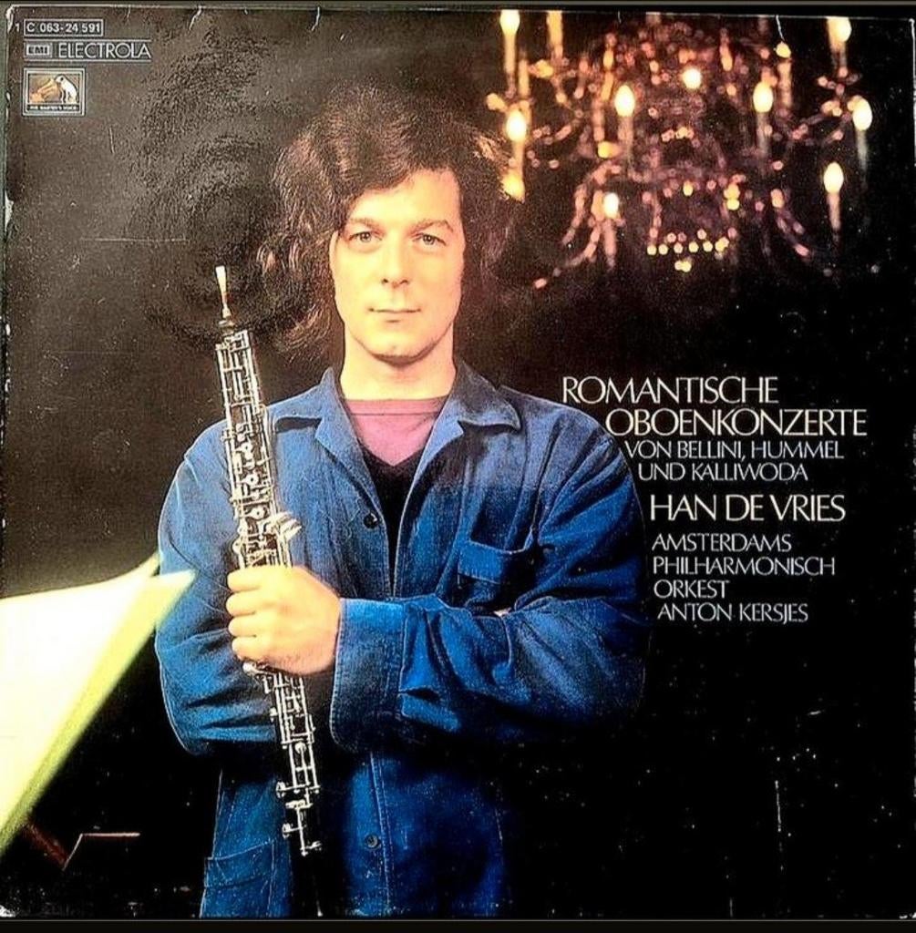 LP  HAN DE VRIES - Romantische Hobo Concerten, Ophalen of Verzenden, Barok, Gebruikt, 12 inch