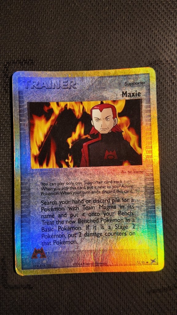 Maxie 73 Team Magma vs Team Aqua | Pokemon kaart, Ophalen, Zo goed als nieuw, Losse kaart, Foil