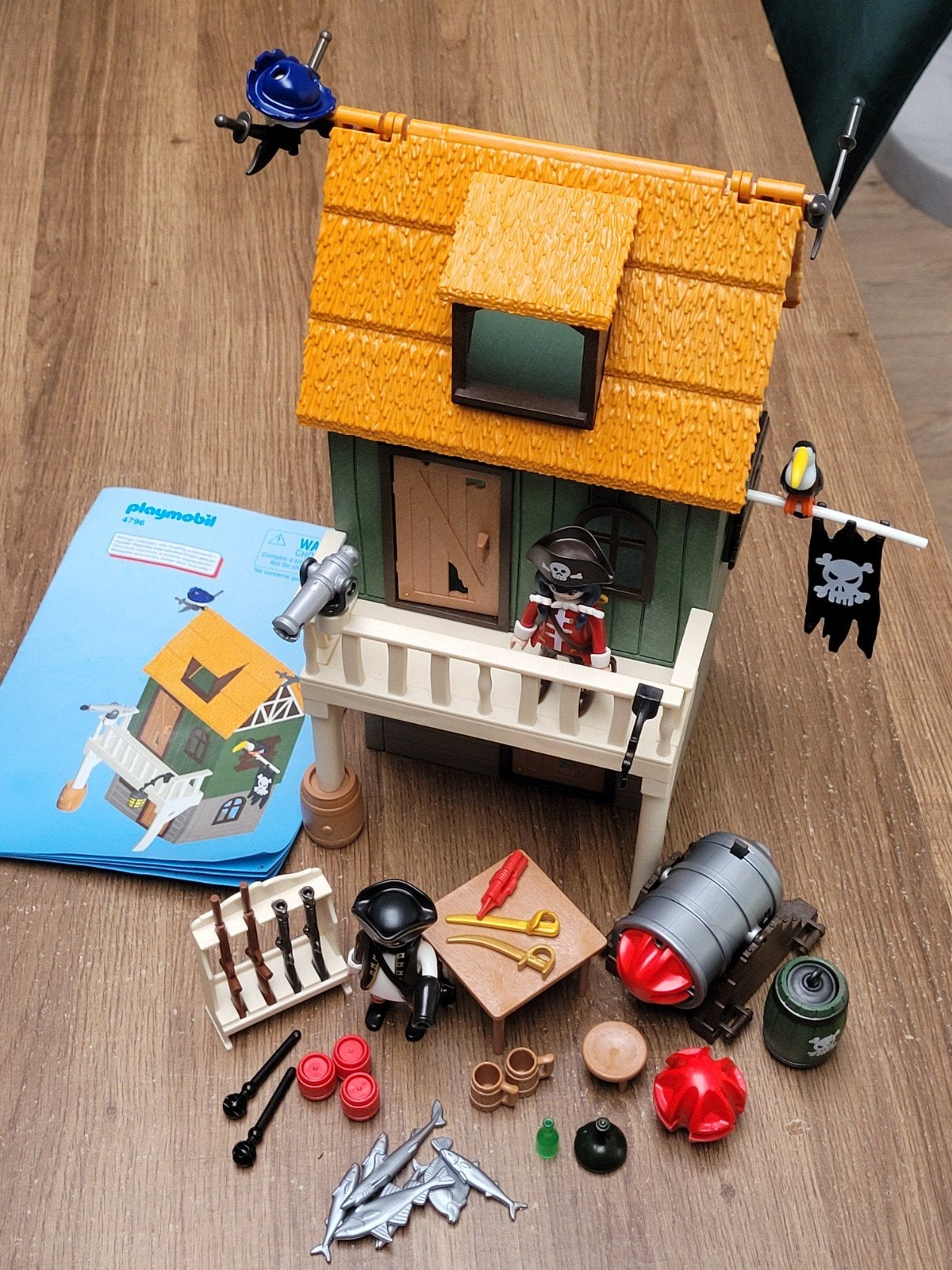 Playmobil 4796 Super4 Geheime Piratenvesting, Ophalen of Verzenden, Zo goed als nieuw, Complete set