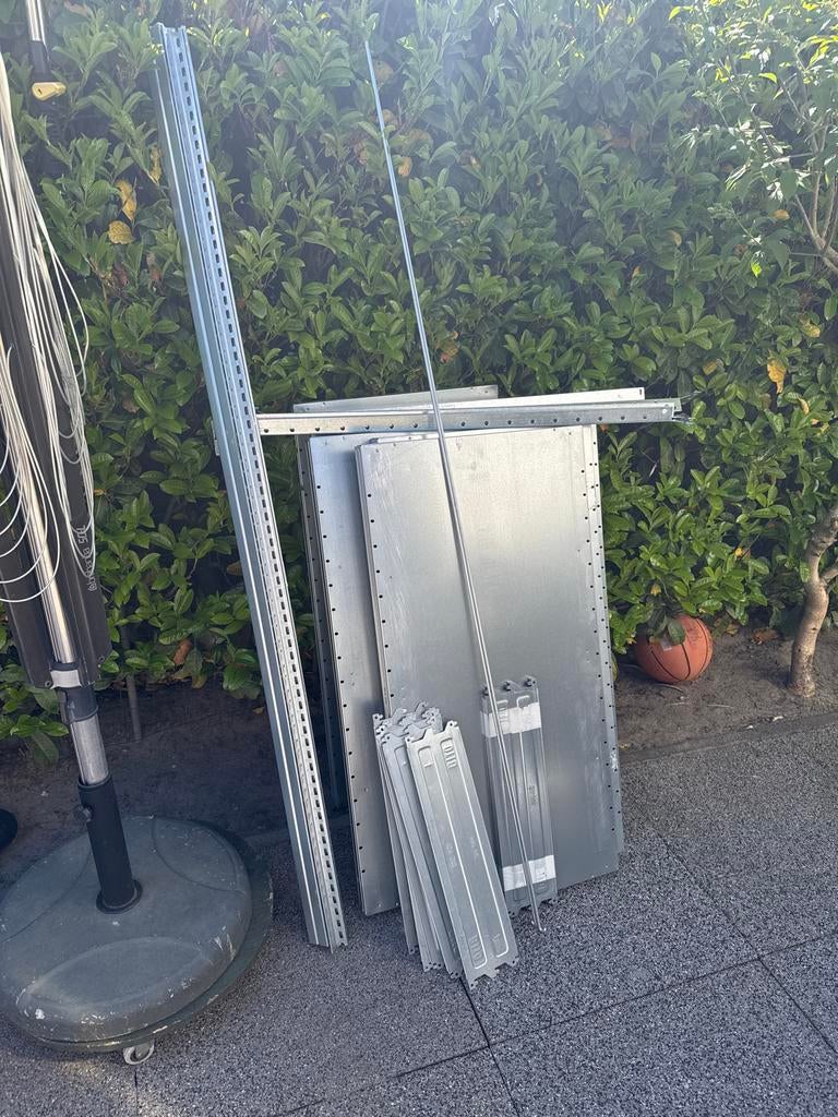 Stevige metalen stelling voor opslag of werkplaats, Ophalen of Verzenden, Gebruikt