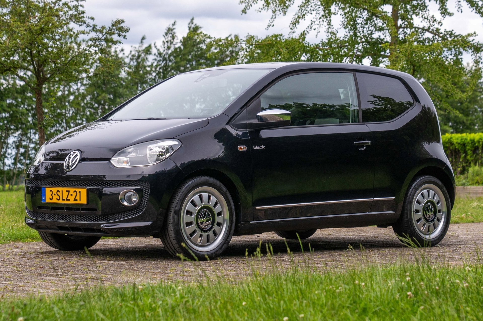 Volkswagen Up! 1.0 high up! BlueMotion 1e Eig. 47.230 km +NA, Auto's, Euro 5, Stof, Gebruikt, Up!