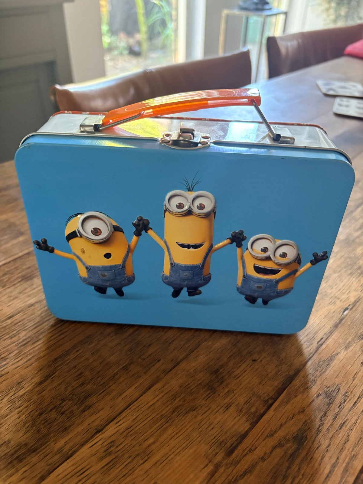 Minions blikken lunchbox - Leuk voor school of uitjes!, Verzamelen, Blikken, Ophalen of Verzenden, Zo goed als nieuw, Overige