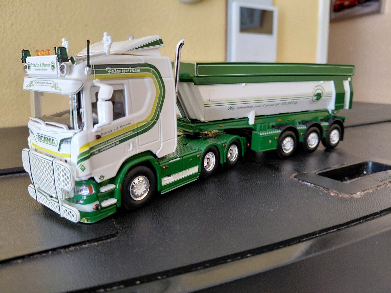 Tekno model Patrick vd Hoeven met alles compleet, Ophalen of Verzenden, Zo goed als nieuw, Bus of Vrachtwagen, Tekno