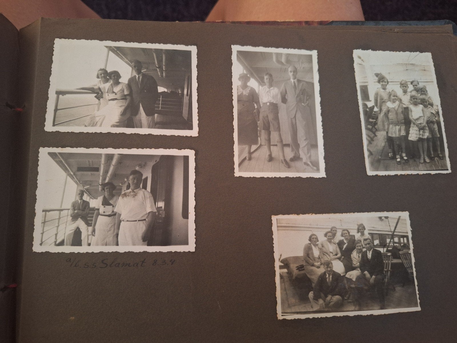 Fotoalbum SS Slamat 1934 - Reisfoto's, Gebruikt, Foto, Ophalen of Verzenden, Voor 1940