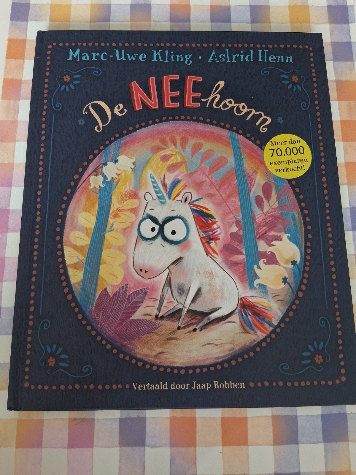 prentenboek de neehoorn, Ophalen of Verzenden, Gelezen, Prentenboek