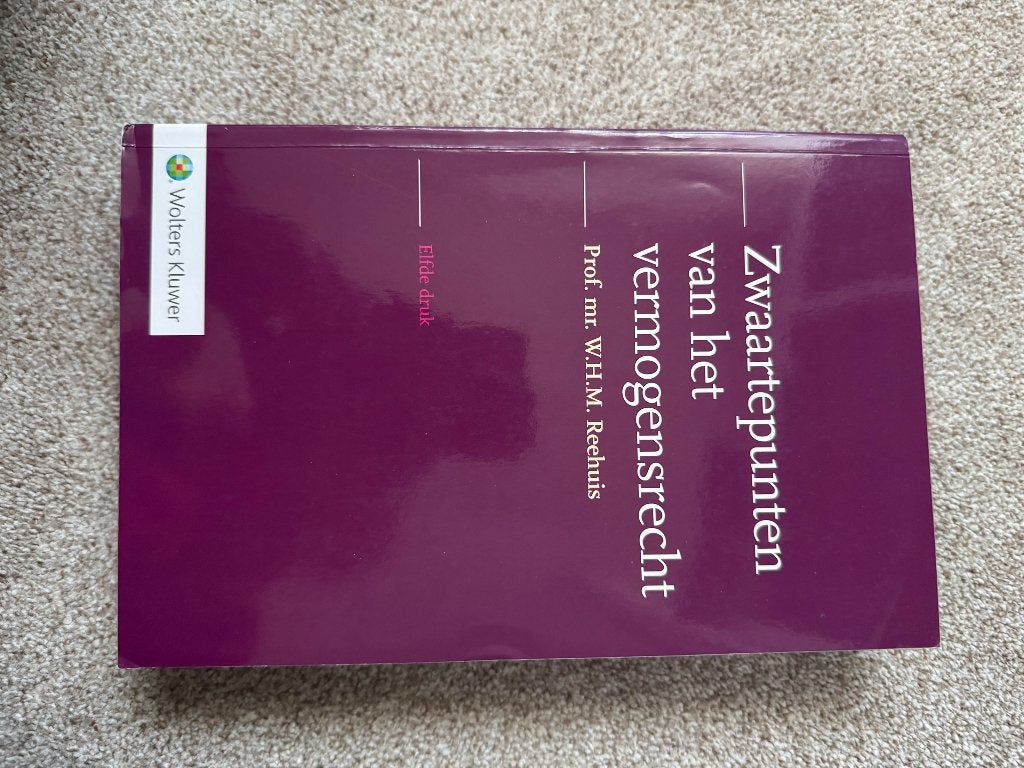 Zwaartepunt van het vermogensrecht 11e druk, Boeken, Ophalen of Verzenden, Nieuw, Wolters Kluwer, Overige wetenschappen