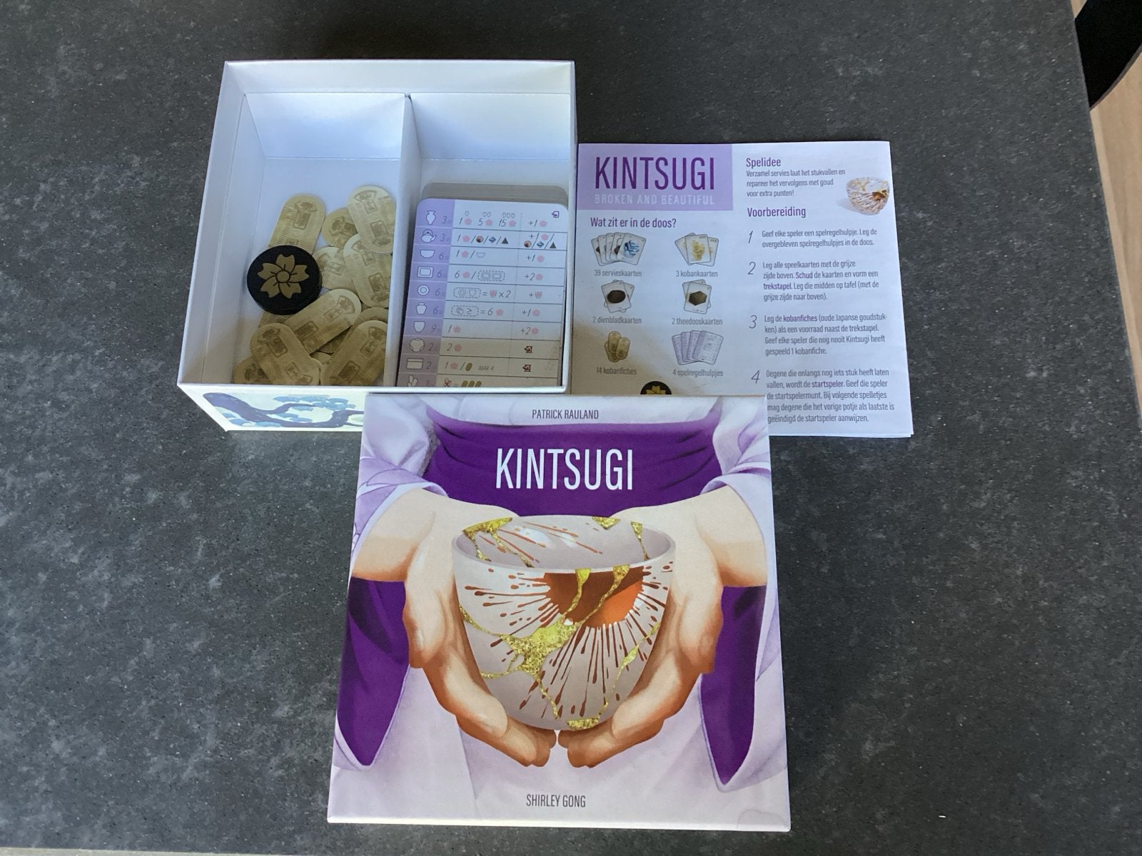 Kintsugi Bordspel - Zo goed als nieuw, Een of twee spelers, Ophalen of Verzenden, Zo goed als nieuw