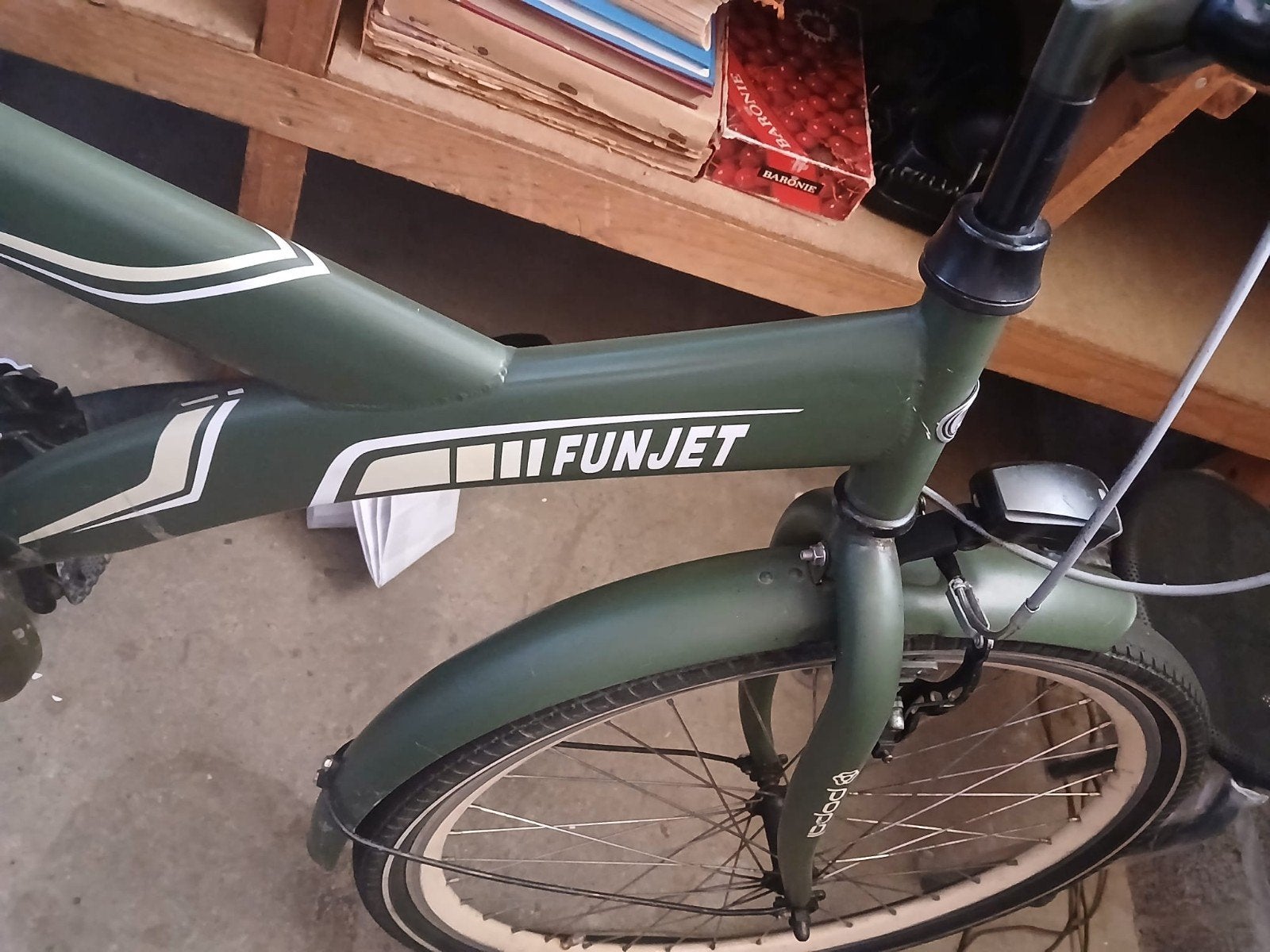 Funjet fiets - opknapper, mag weg voor een prikkie, Fietsen en Brommers, Fietsen | Dames | Damesfietsen, Overige merken, Terugtraprem