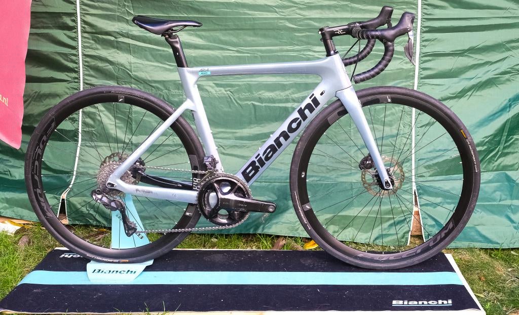 Bianchi Aria 53 Shimano Ultegra Di2 12S, 28 inch, Gebruikt, Carbon, Heren