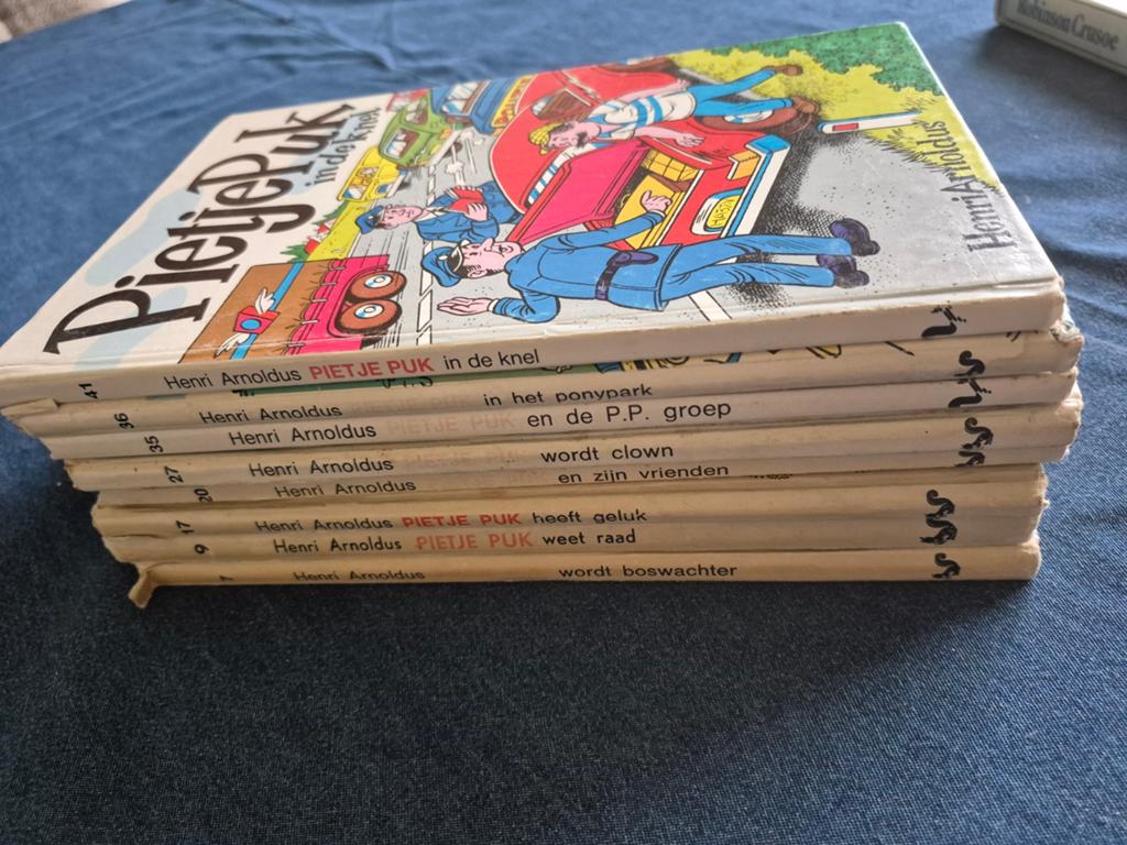 8 Pietje Puk boeken - Henri Arnoldus, Ophalen of Verzenden, Gelezen, Henri Arnoldus