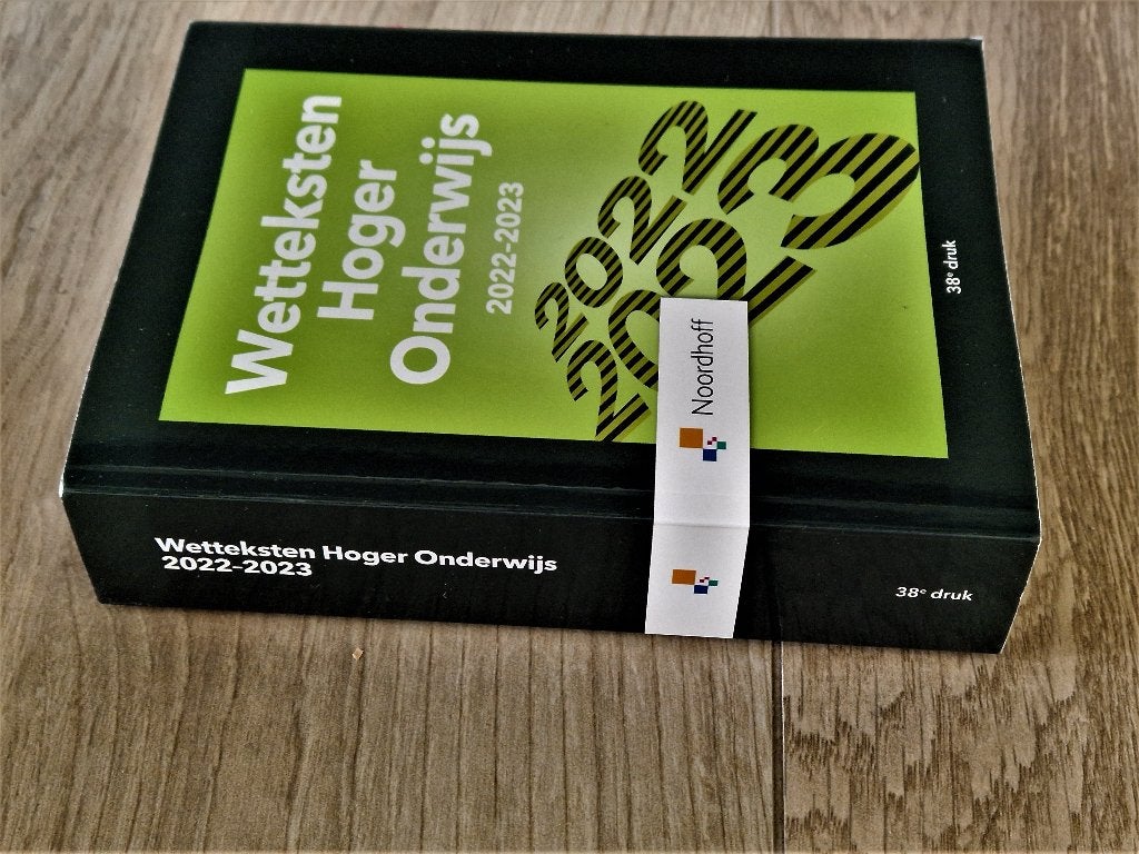 Wetteksten hoger onderwijs 2022-2023, Boeken, Ophalen of Verzenden, Beta, Zo goed als nieuw, HBO