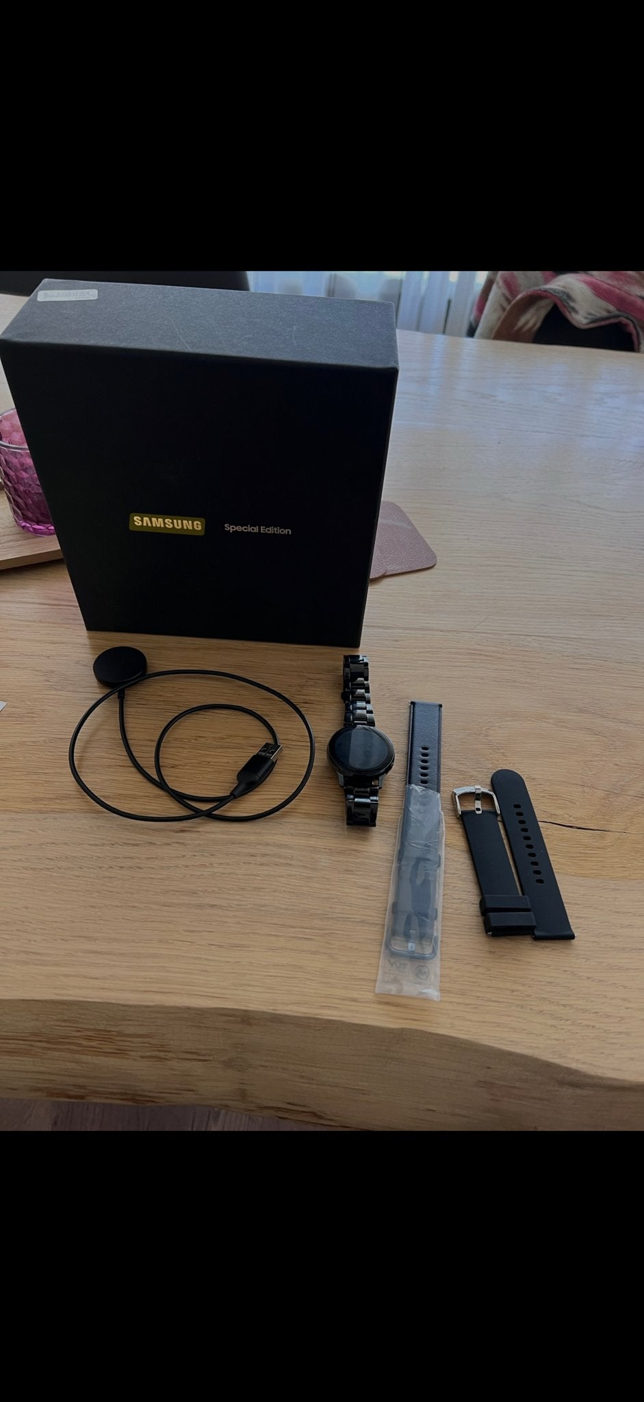 Samsung Horloge Special Edition - Zwart, Ophalen of Verzenden, Zo goed als nieuw, Zwart, Android
