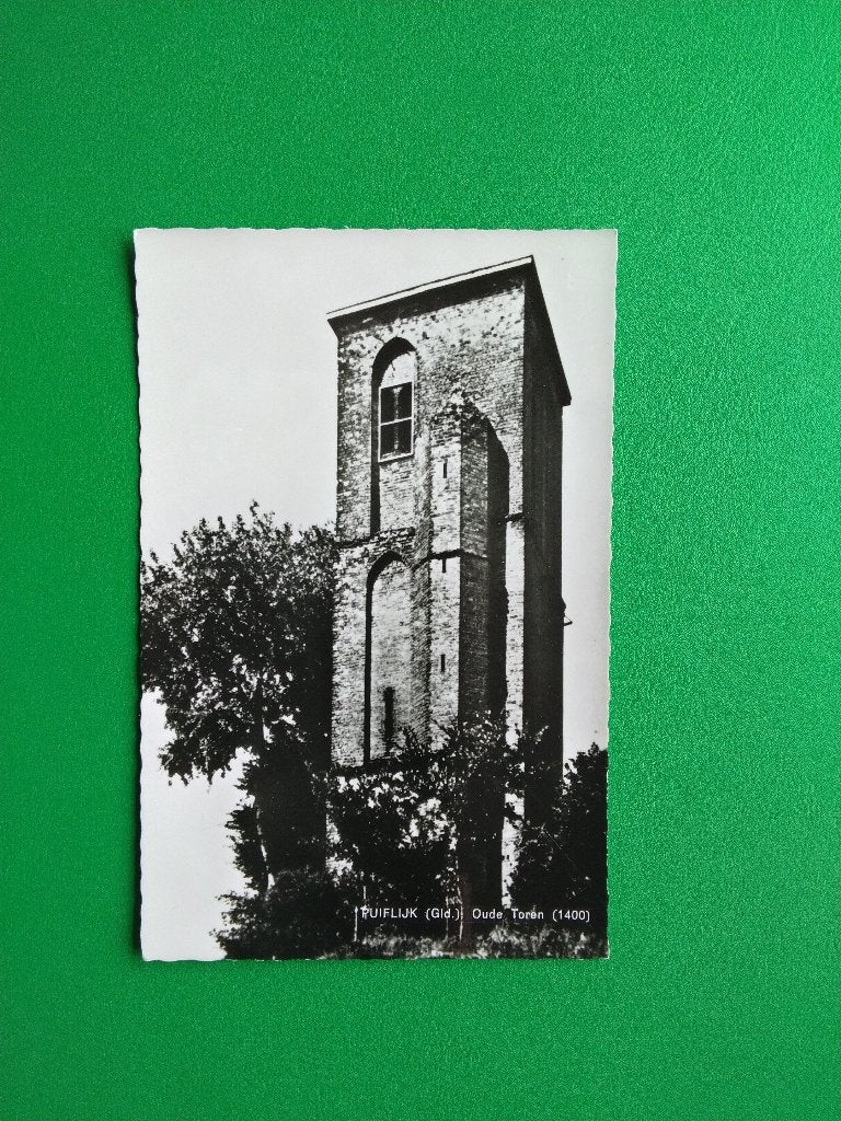 Puiflijk, Oude toren. Klf, Verzenden, 1960 tot 1980, Ongelopen, Gelderland