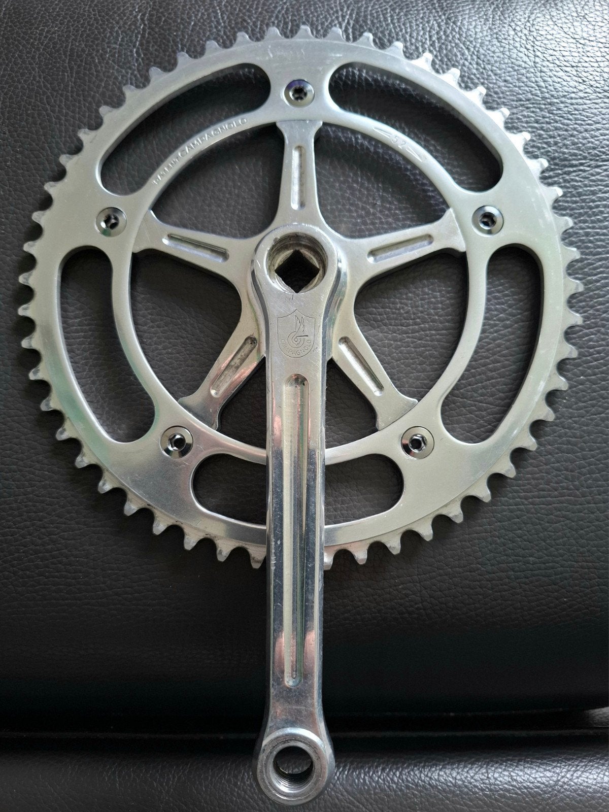 Campagnolo Pista baanfiets crankstel first Con Denti pedalen, Ophalen of Verzenden