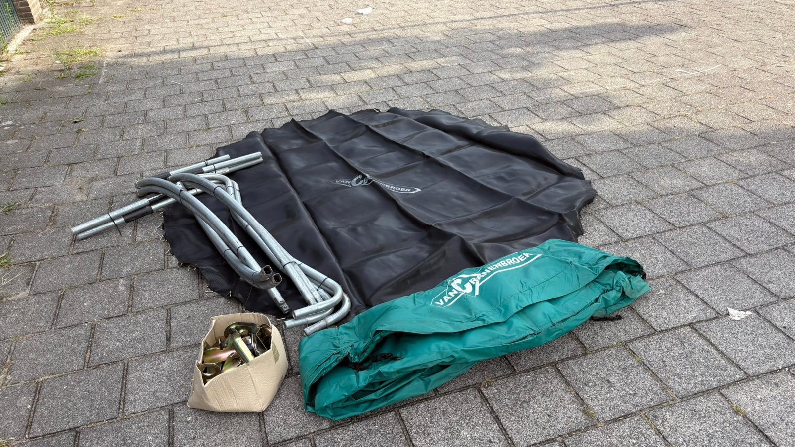 Trampoline, Kinderen en Baby's, Speelgoed | Buiten | Trampolines, Ophalen, Zo goed als nieuw