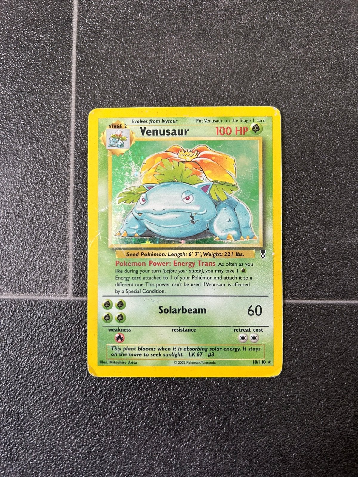 Pokémon Venusaur Holograpic 18/110, Hobby en Vrije tijd, Verzamelkaartspellen | Pokémon, Ophalen of Verzenden, Gebruikt, Losse kaart