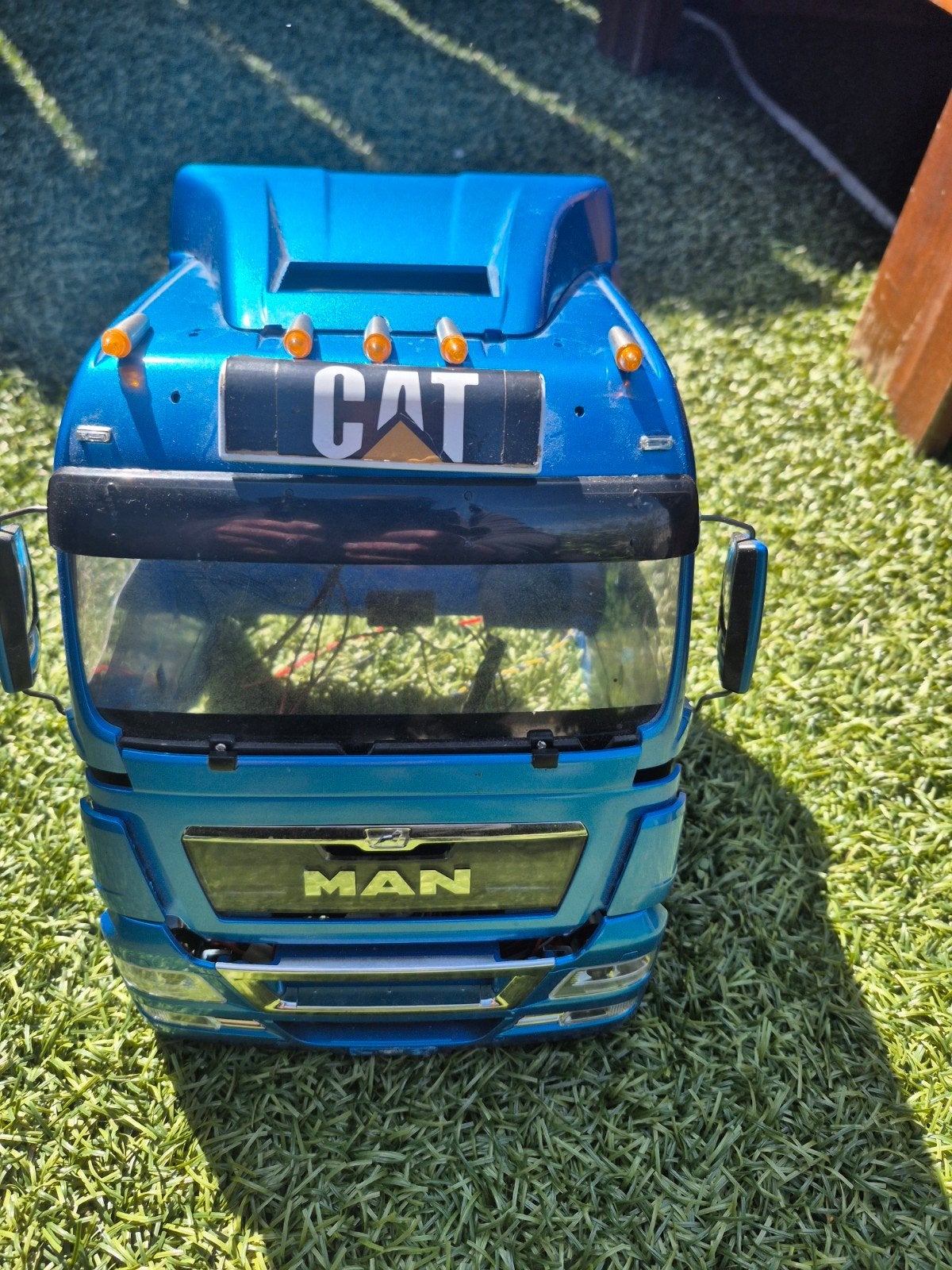 Tamiya truck MAN TGX 26.540 6x4 cabine met LED verlichting, Ophalen of Verzenden, Gebruikt, Schaal 1:14, Onderdeel