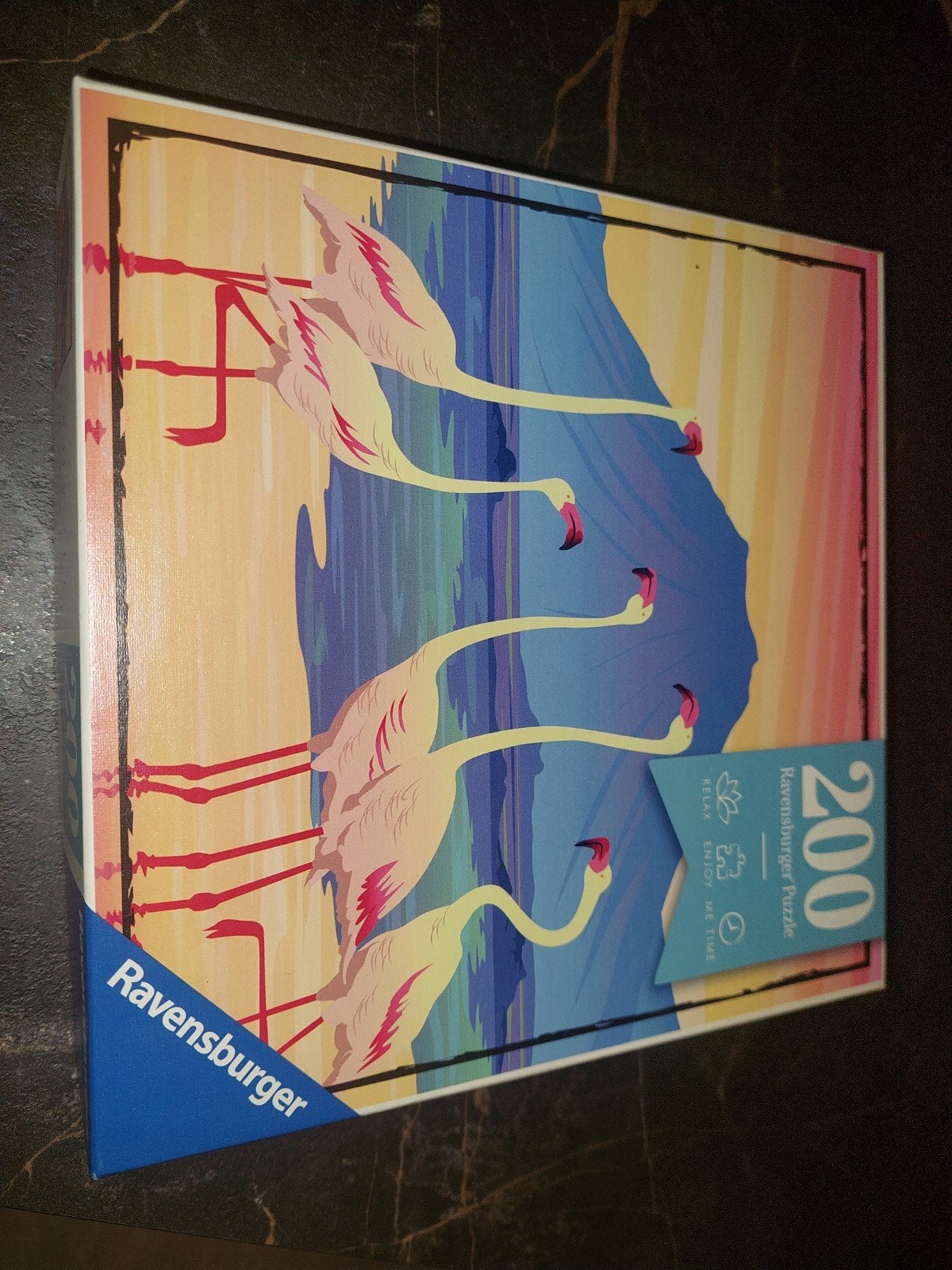 Ravensburger puzzel 200 stukjes - Flamingo's, Ophalen, Meer dan 50 stukjes, Zo goed als nieuw, 6 jaar of ouder