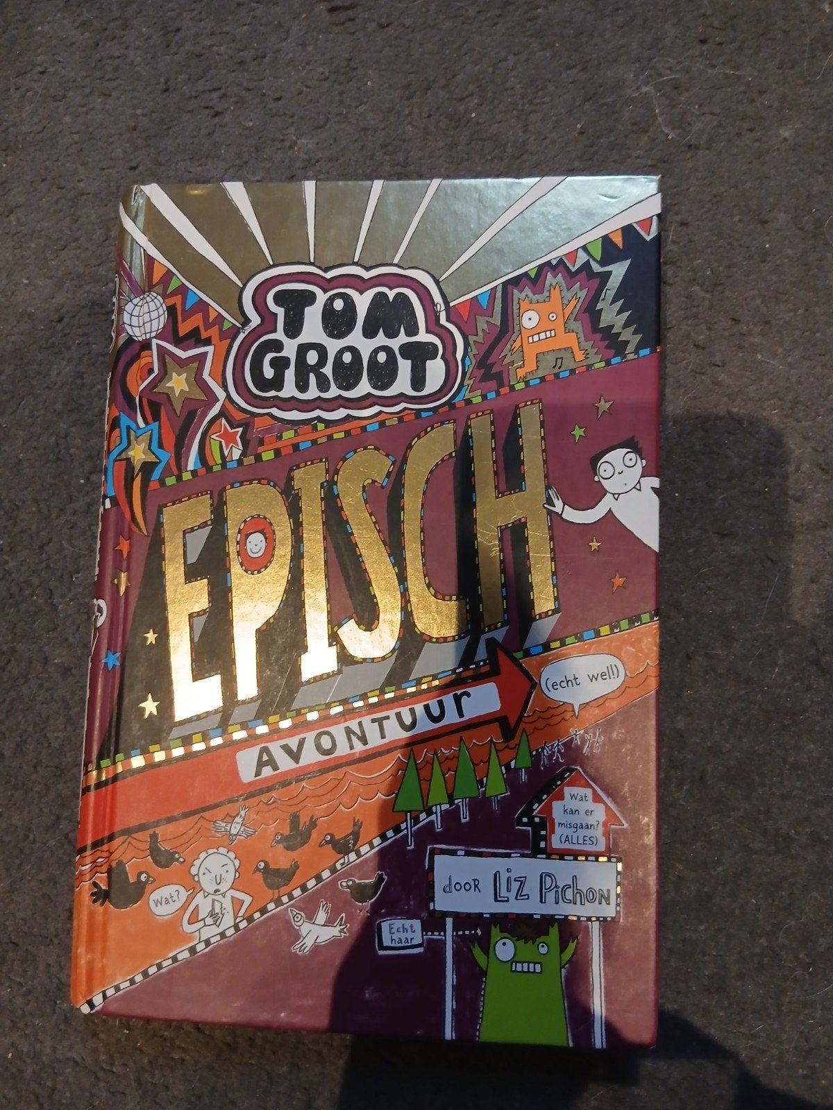 Tom Groot: Episch Avontuur - Liz Pichon, Ophalen of Verzenden, Gelezen, Liz Pichon