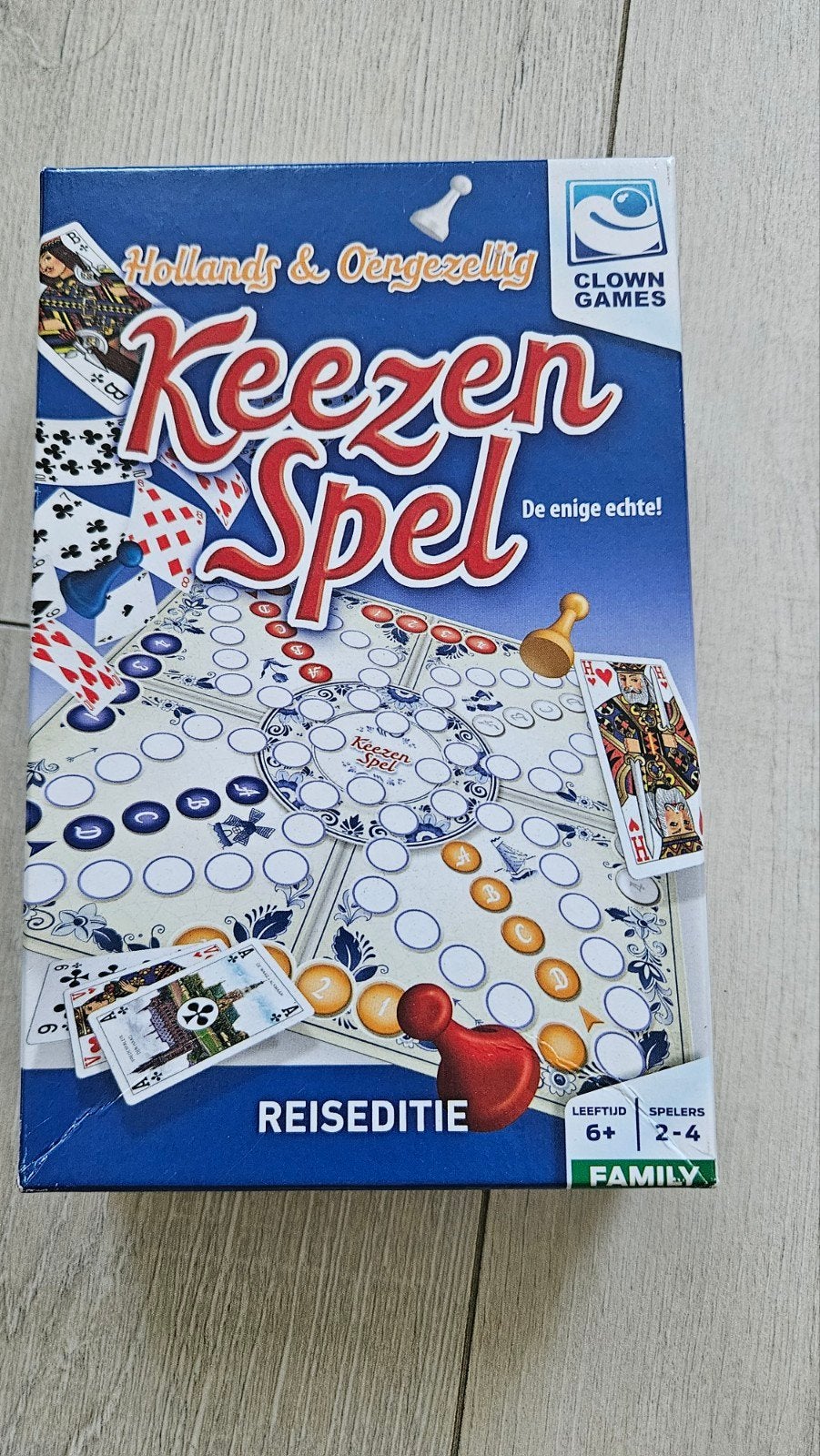 Keezen Spel Reisversie - Hollands & Ongezellig, Clown Games, Nieuw, Ophalen of Verzenden, Drie of vier spelers