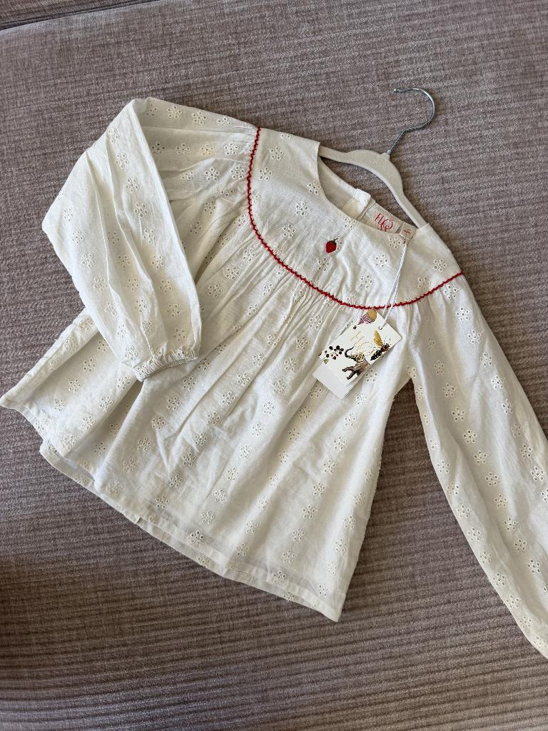 Flöss Blouse Claire maat 5Y (110), Meisje, Overhemd of Blouse, Nieuw, Ophalen of Verzenden