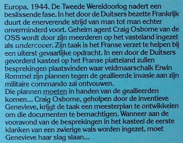 Dans des doods - Jack Higgins - Hardcover boek jaren 90, Verzenden, Zo goed als nieuw