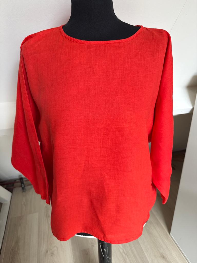 Luchtiger rode blouse/top van Kookaï – maat 42, Kleding | Dames, Tops, Zo goed als nieuw, Maat 42/44 (L), Rood, Ophalen of Verzenden